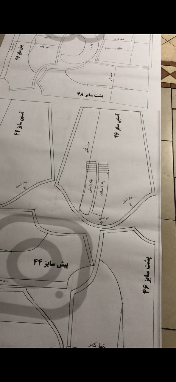 خرید پک الگوی بالاتنه زنانه ۱۰ سایز - ارسال فوری و ویدیو آموزشی رایگان